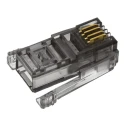 TE Connectivity Male Telephone Connector Shielded Data Link, Cable Mount, Crimp Termination 5-520424-1