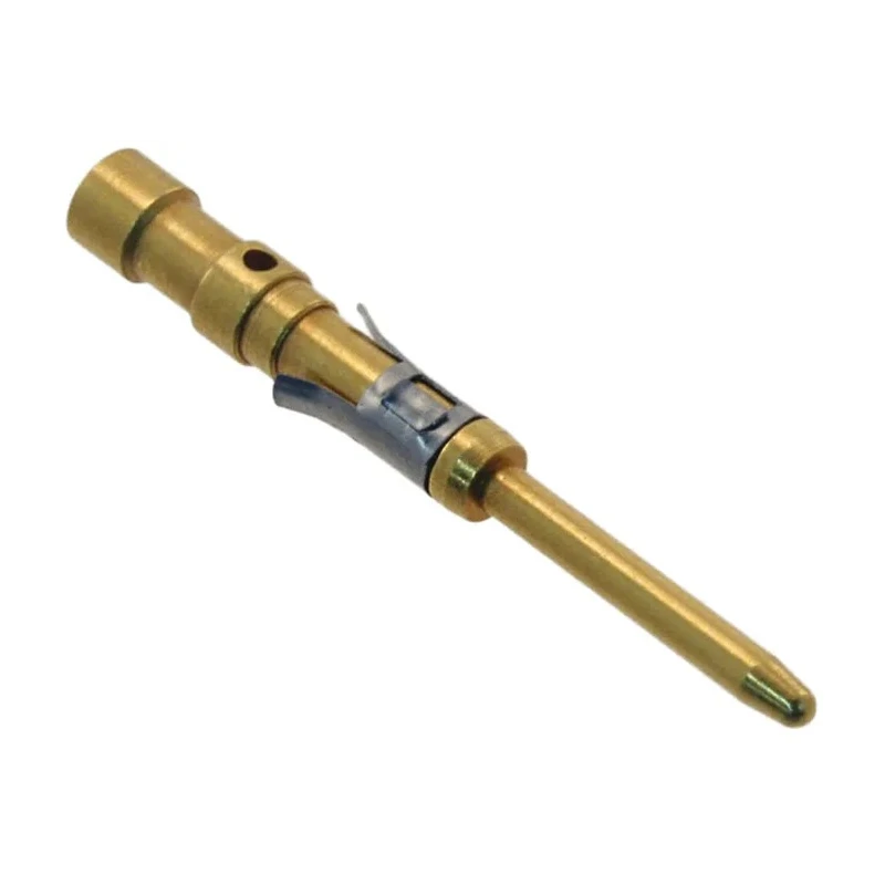 TE Connectivity Male Crimp Circular Connector Contact, Contact Size 16, Wire Size 16AWG, 18 AWG, 13A, Gold over 200336-1