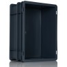 RS PRO 15L Grey Polypropylene Euro Container Stackable Ventilated Modular Storage Box 163-1899