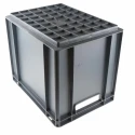 RS PRO 30L Grey Polypropylene Euro Container Stackable Storage Box 325mm x 300mm x 400mm 163-1900