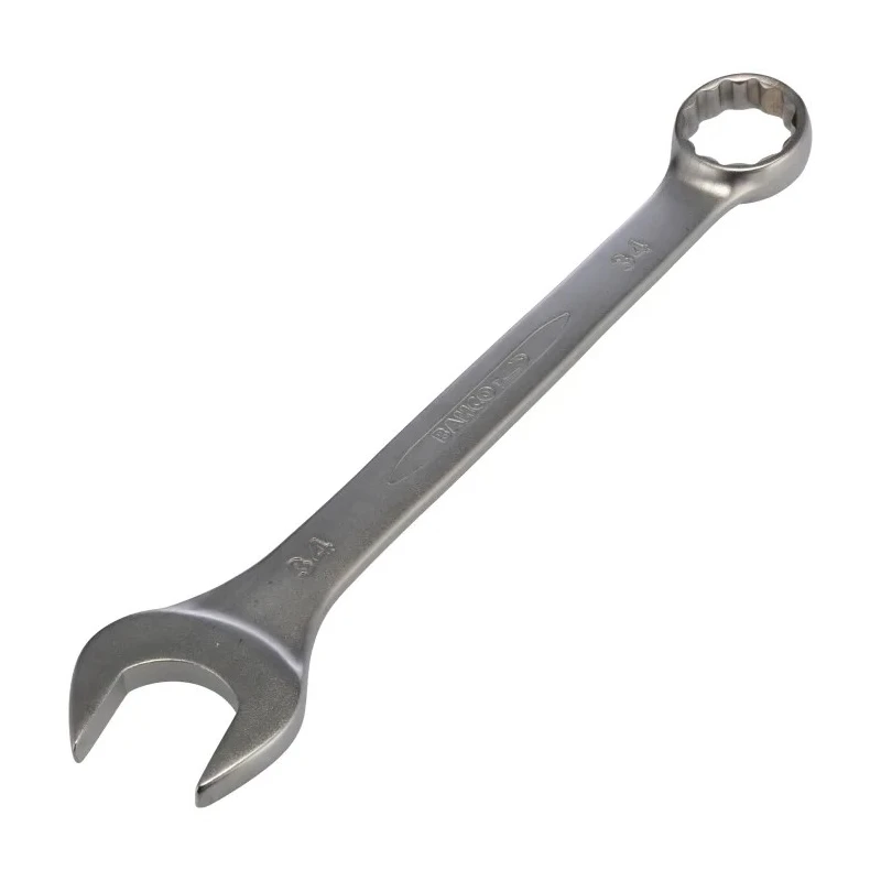 Bahco Combination Spanner 34 mm Alloy Steel Chrome Finish 350mm Overall Length 111M-34