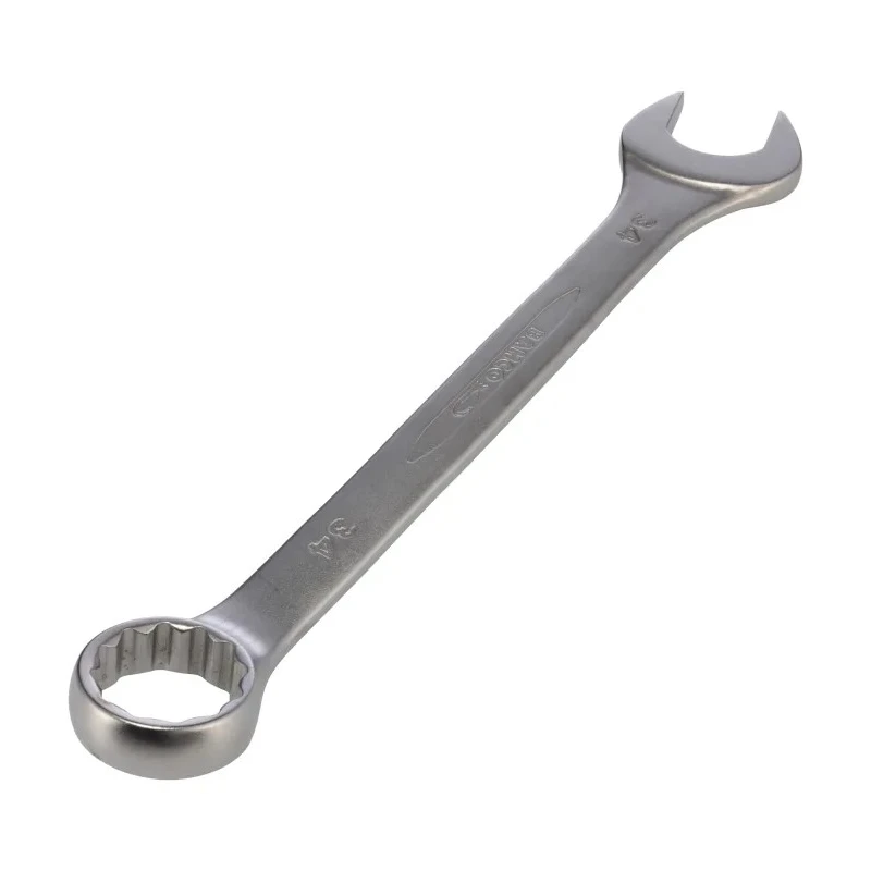 Bahco Combination Spanner 34 mm Alloy Steel Chrome Finish 350mm Overall Length 111M-34
