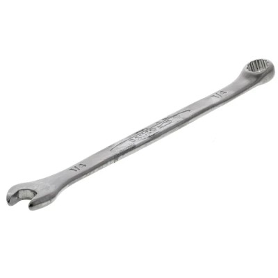 Bahco Combination Spanner Alloy Steel Chrome Finish 1/4 in 112mm Overall Length 111Z-1/4