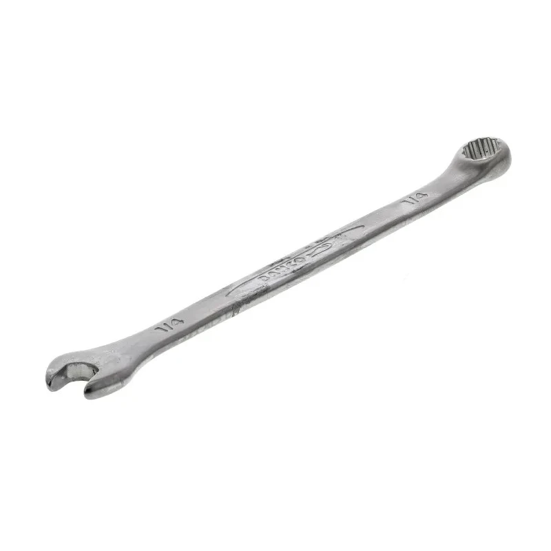 Bahco Combination Spanner Alloy Steel Chrome Finish 1/4 in 112mm Overall Length 111Z-1/4