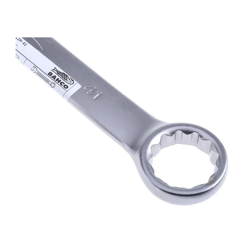 Bahco Combination Spanner 41 mm Alloy Steel Chrome Finish 480mm Overall Length 111M-41