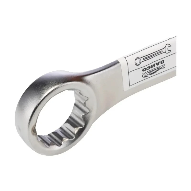 Bahco Combination Spanner 1-3/8 in Imperial Size, 410mm Overall Length, Alloy Steel Chrome Finish 111Z-1.3/8