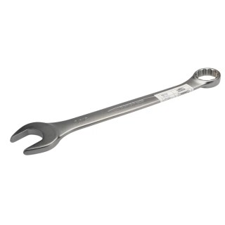 Bahco Combination Spanner 1 1/2 in Imperial Size Chrome Finish 410mm Length 12 Point 15° Offset 111Z-1.1/2