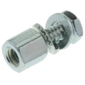 TE Connectivity AMPLIMITE Series Female Screw Lock Accessory for D-Sub Connector 5205817-4