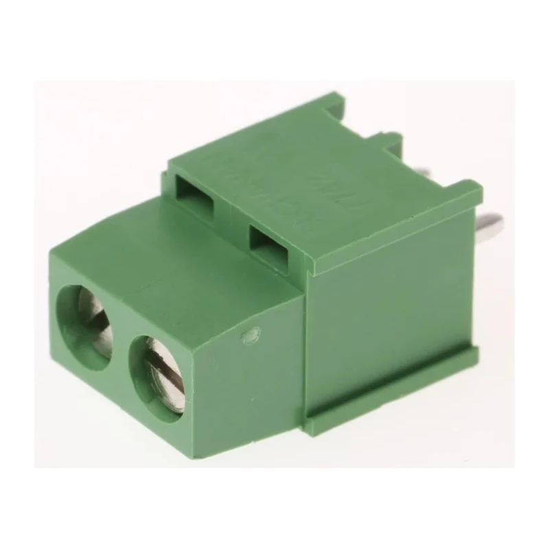 TE Connectivity Buchanan Series 2-Contact 5 mm Pitch 1 Row PCB Terminal Block 796683-2