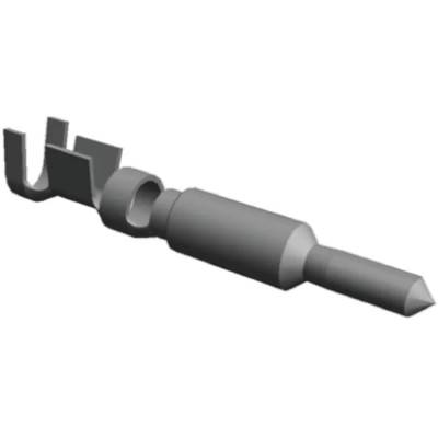 TE Connectivity Universal MATE-N-LOK II Series Male Crimp Terminal, 20 AWG Min Crimp, 14 AWG Max, Brass Contact 770007-1
