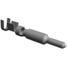 TE Connectivity Universal MATE-N-LOK II Series Male Crimp Terminal, 20 AWG Min Crimp, 14 AWG Max, Brass Contact 770007-1