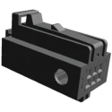TE Connectivity MQS Fibreglass Reinforced Polybutylene Terephthalate Horizontal Male 6 Way Connector Cover 1355881-1