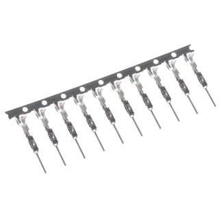 TE Connectivity Micro Quadlock System Series Male Crimp Terminal with Tin Contact Plating 5-965908-1