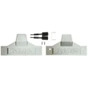 TE Connectivity AMPLIMITE 0.050 Series Zinc Straight D-Sub Backshell 100 Way 5749081-1