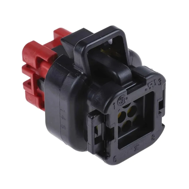 TE Connectivity Ampseal Automotive Connector Male 8 Way Black Cable Housing IP6K9K 776286-1