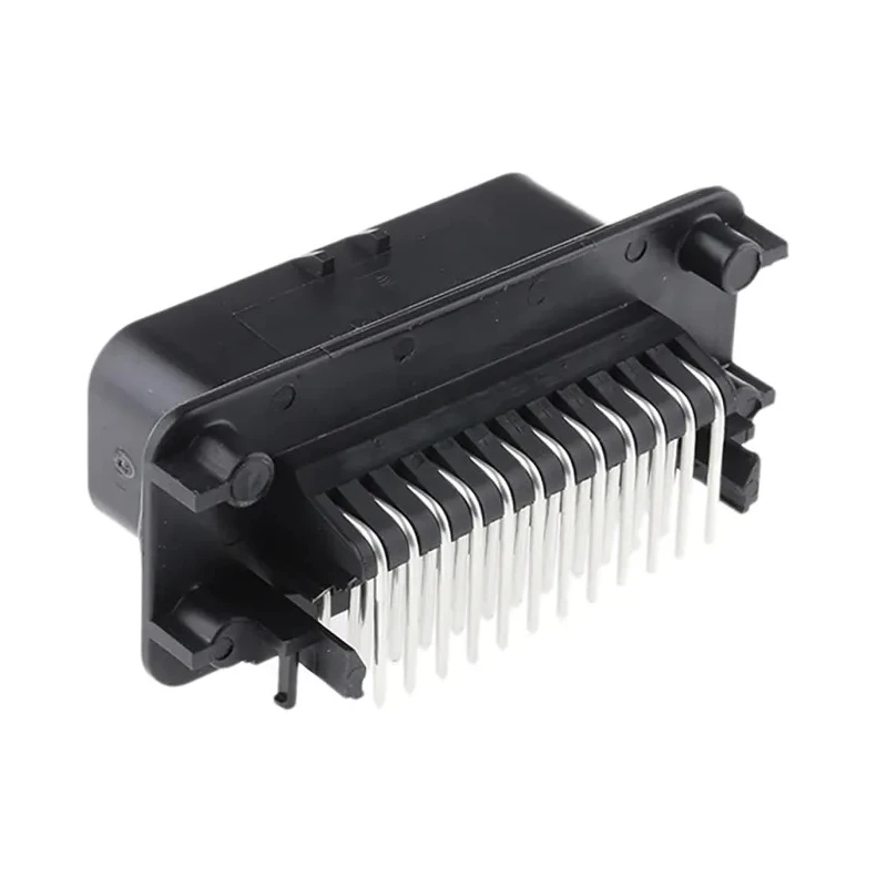 TE Connectivity Ampseal Automotive Connector Male 35 Way Black Panel Mount Solder Termination 776163-1