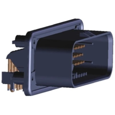 TE Connectivity Ampseal Automotive Connector Black Through Hole 23 Way Solder Termination 776087-1