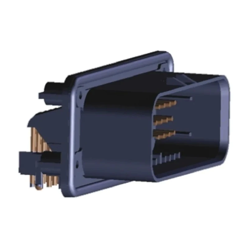 TE Connectivity Ampseal Automotive Connector Black Through Hole 23 Way Solder Termination 776087-1