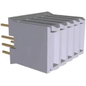TE Connectivity Z-PACK HM Series Straight Through Hole PCB Socket, 5-Contact, 1 Row, 1.5 mm Pitch Solder 120953-2