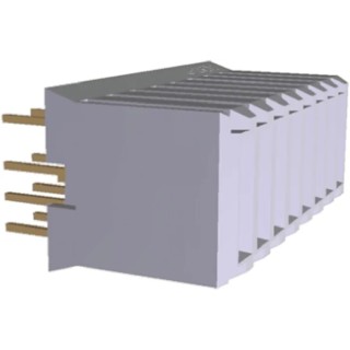 TE Connectivity Z-PACK HM Series Straight Through Hole PCB Socket, 8-Contact, 1 Row, 1.5 mm Pitch, 16A, 250V 120953-5