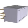 TE Connectivity Z-PACK HM Series Straight Through Hole PCB Socket, 8-Contact, 1 Row, 1.5 mm Pitch, 16A, 250V 120953-5