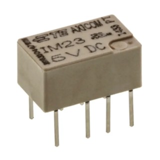 TE Connectivity PCB Signal Relay 12V dc Coil 2A DPDT IM Series 10x6x5.65mm 140mW Coil Power 1-1462038-6