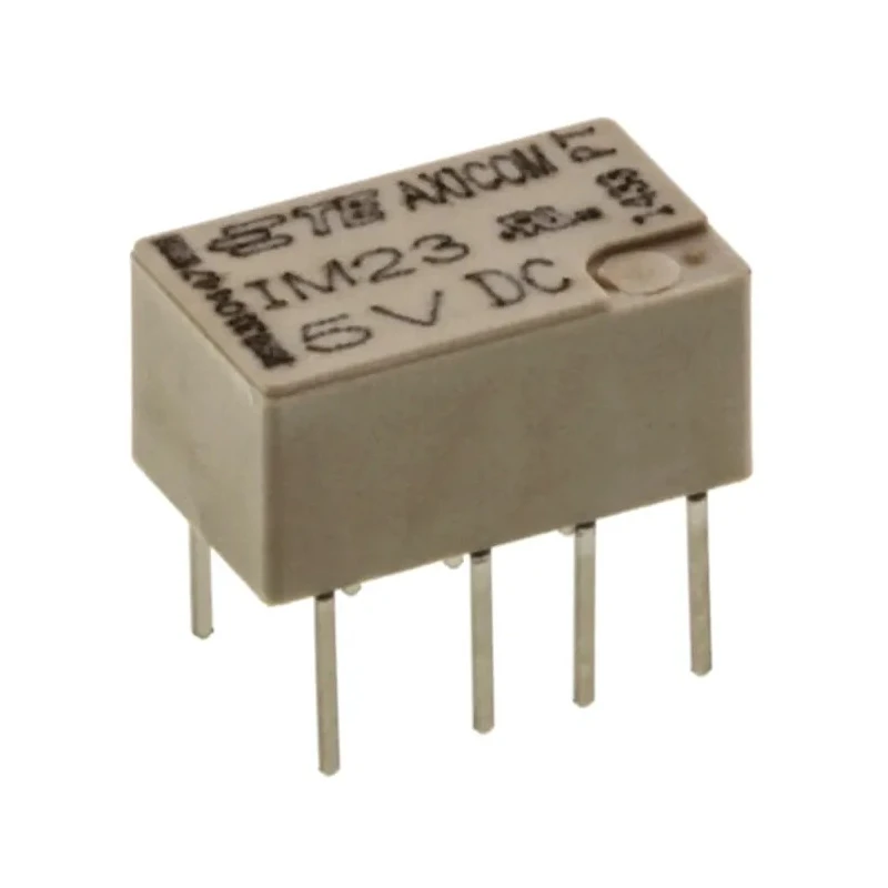 TE Connectivity PCB Signal Relay 12V dc Coil 2A DPDT IM Series 10x6x5.65mm 140mW Coil Power 1-1462038-6