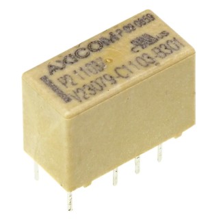 TE Connectivity PCB Signal Relay 12V DC Coil 2A DPDT V23079C1103B301