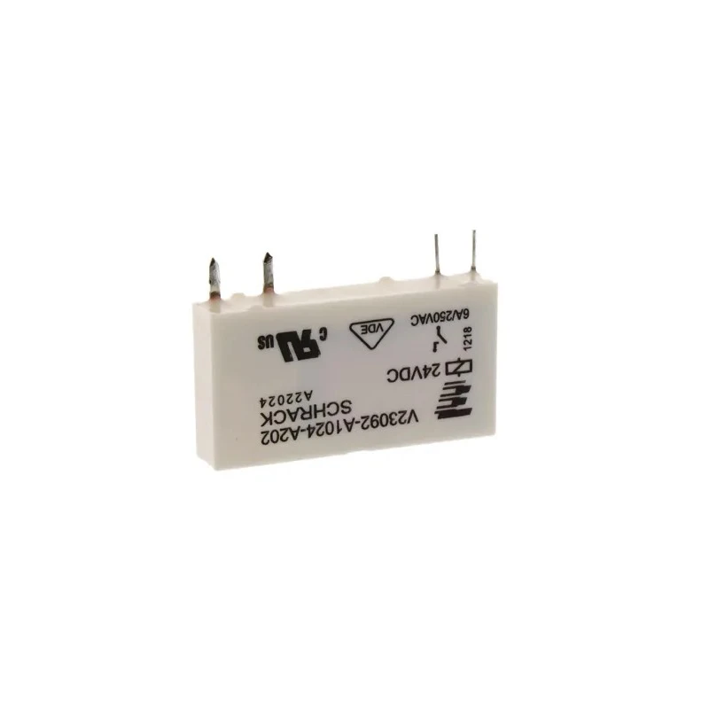 TE Connectivity PCB Power Relay 24V DC Coil 6A Switching Current SPST V23092A1024A202