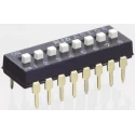 TE Connectivity Slide Rotary Coded DIP Switch Through Hole Mount 50mΩ Contact Resistance 1825057-6