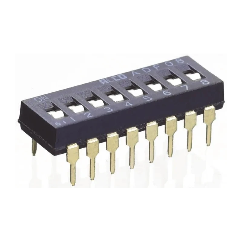 TE Connectivity Rotary Coded DIP Switch Through Hole Slide Actuator Contact Resistance 50mΩ 1825002-9