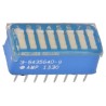 TE Connectivity Rotary Coded DIP Switch Through Hole Mount with Rocker Actuator 3-5435640-9