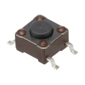 TE Connectivity Grey Tactile Switch Button 0.7 mm SPST 50mA 24V DC Surface Mount FSM2JSMATR