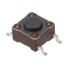 TE Connectivity Grey Tactile Switch Button 0.7 mm SPST 50mA 24V DC Surface Mount FSM2JSMATR