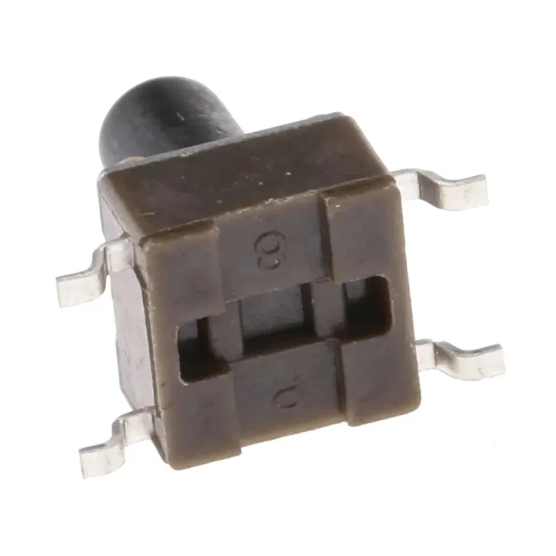 TE Connectivity Black FSM Series Tactile Switch Button 5.9 mm, SPST 50mA 24 V dc, Surface Mount 1571563-9