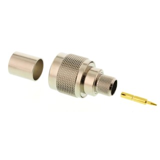 TE Connectivity N Series Coaxial Connector Cable Male N Connector, 50 Ω, Straight Body Crimp 1-1337630-0