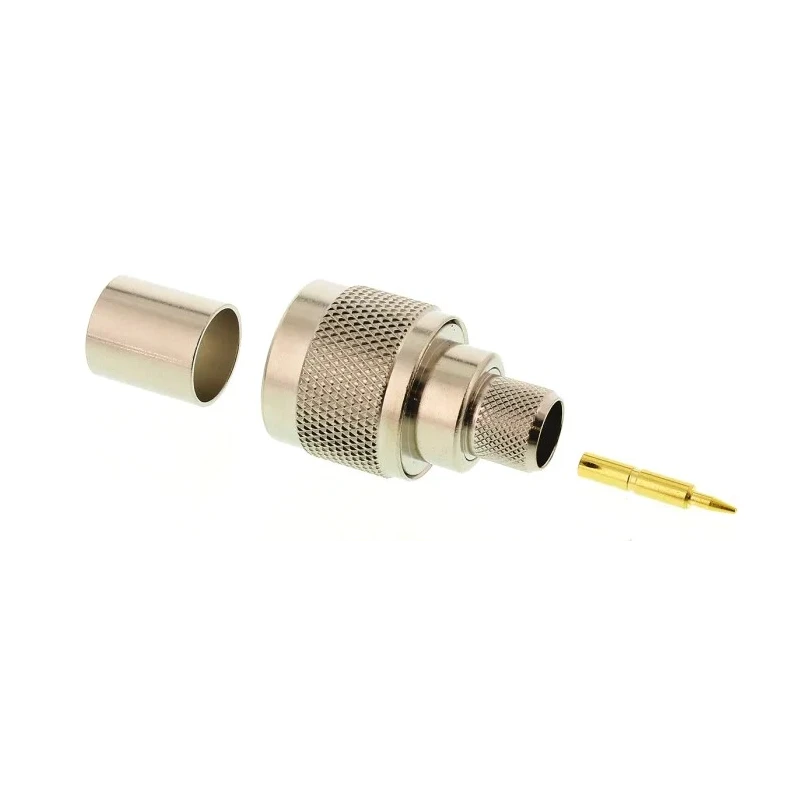 TE Connectivity N Series Coaxial Connector Cable Male N Connector, 50 Ω, Straight Body Crimp 1-1337630-0