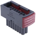 TE Connectivity Junior Power Timer Automotive Connector Female Grey Cable 16 Way Crimp Termination 2-963217-1