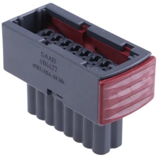 TE Connectivity Junior Power Timer Automotive Connector Female Grey Cable 16 Way Crimp Termination 2-963217-1