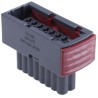 TE Connectivity Junior Power Timer Automotive Connector Female Grey Cable 16 Way Crimp Termination 2-963217-1