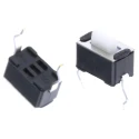 TE Connectivity White Tactile Switch Button 1.5 mm SPST 50mA 24 V dc Through Hole 1825965-1