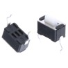 TE Connectivity White Tactile Switch Button 1.5 mm SPST 50mA 24 V dc Through Hole 1825965-1