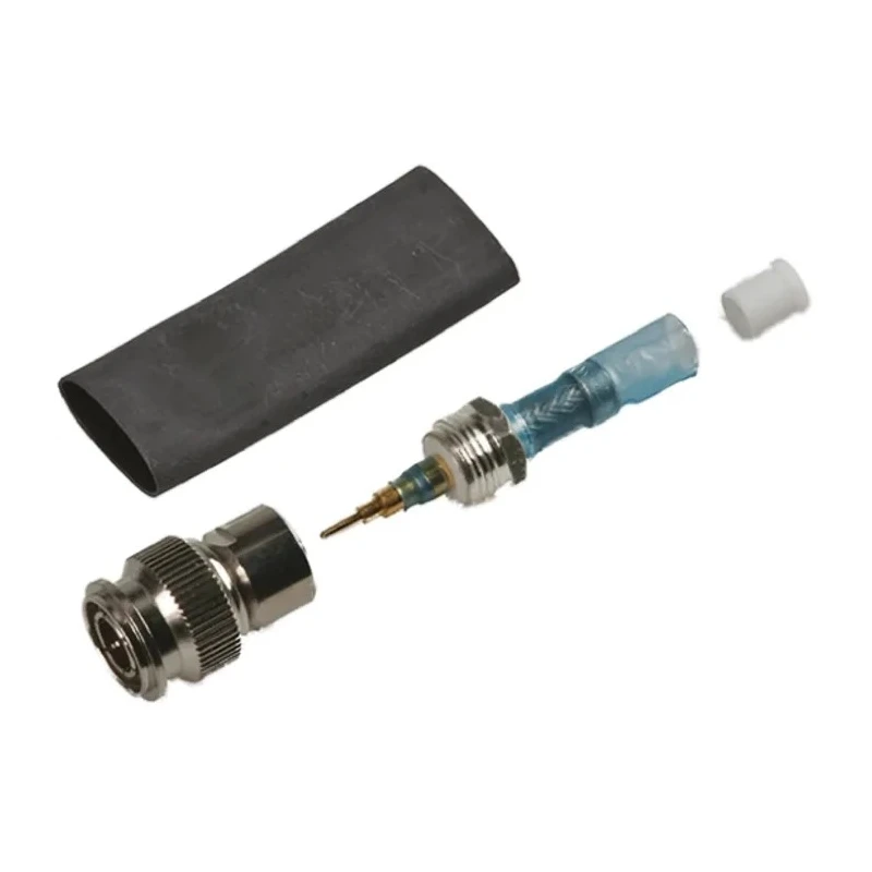 TE Connectivity TNC Series Coaxial Connector Cable Male TNC, 50 Ω, Straight Body Solder RTD-50-M-00