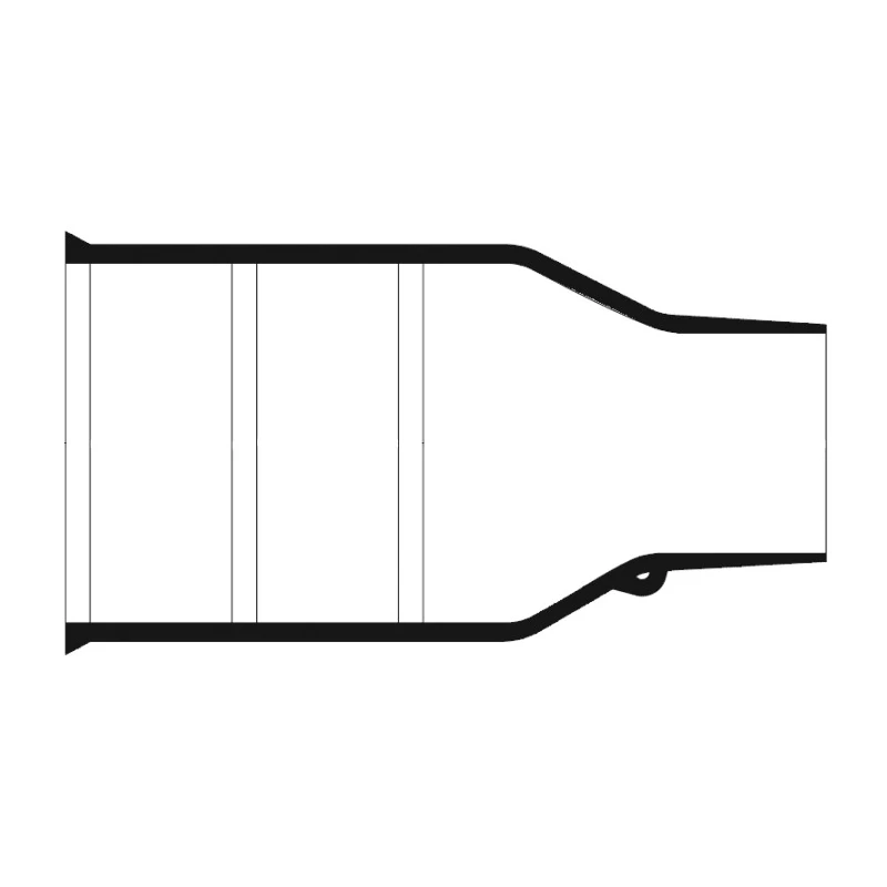 TE Connectivity Heat Shrink Boot Straight LFH Polyolefin Adhesive Backing Black 25-43 mm Maximum Shrunk 202K163-100/180-0