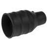 TE Connectivity Heat Shrink Boot Straight LFH Polyolefin Adhesive Backing Black 25-43mm Diameter 202K163-100/86-0