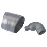 TE Connectivity Heat Shrink Boot Right Angle Fluorelastomer Material Black 17.8 mm 222A111-12-0