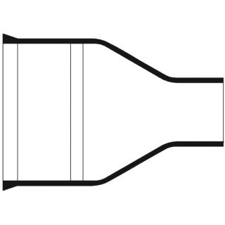 TE Connectivity Heat Shrink Boot 202K232-25-0, Straight, Fluid Resistant Elastomer, Black, 25 mm