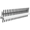 TE Connectivity MTA-100 Series Straight Through Hole Pin Header, 20 Contacts, 2.54 mm Pitch, 1 Row, Unshrouded 2-640456-0