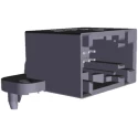TE Connectivity Micro Quadlok System Automotive Connector Male 12 Way Black Through Hole Solder Termination 1355505-1