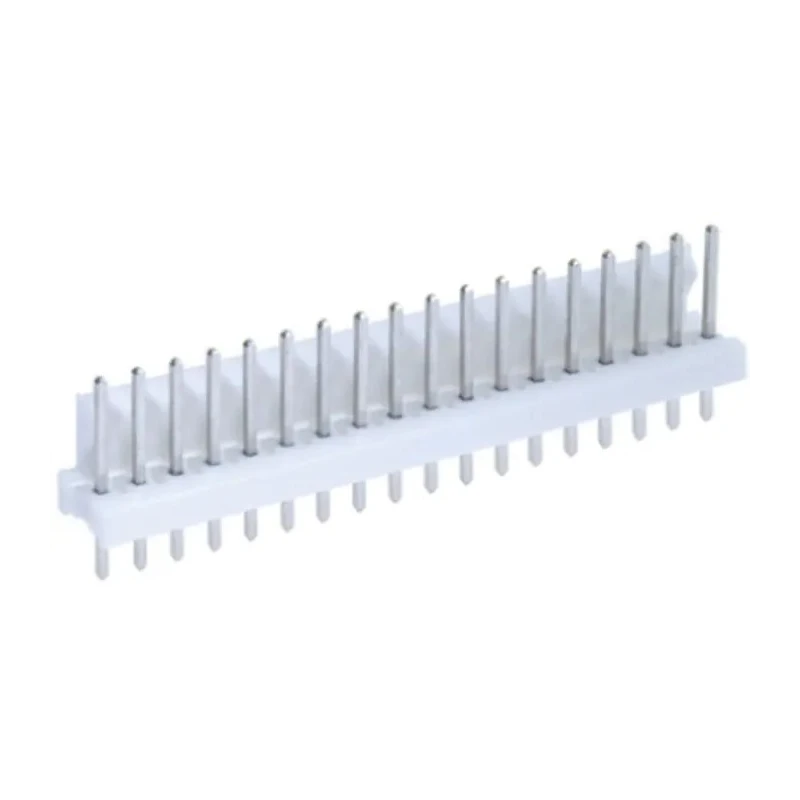 TE Connectivity MTA-100 Series Straight Through Hole Pin Header, 18 Contact(s), 2.54 mm Pitch, 1 Row, Unshrouded 1-640456-8